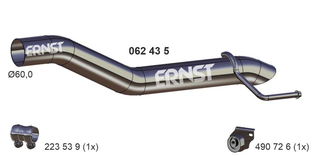 ERNST 062435 Exhaust pipes Opel Astra j Estate 1.7 CDTI 131 hp Diesel 2012 price