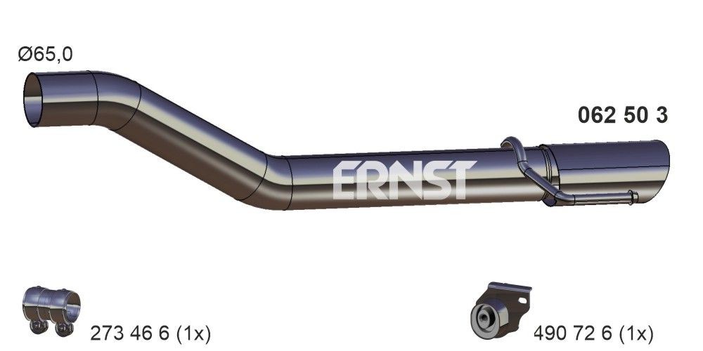 ERNST 062503 Exhaust pipes Opel Astra j Estate 2.0 CDTI 165 hp Diesel 2015 price