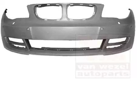 VAN WEZEL Front, primed, Smooth, grey Front bumper 0629576 buy