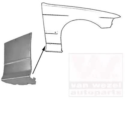 VAN WEZEL Wings front and rear BMW F20 new 0642156