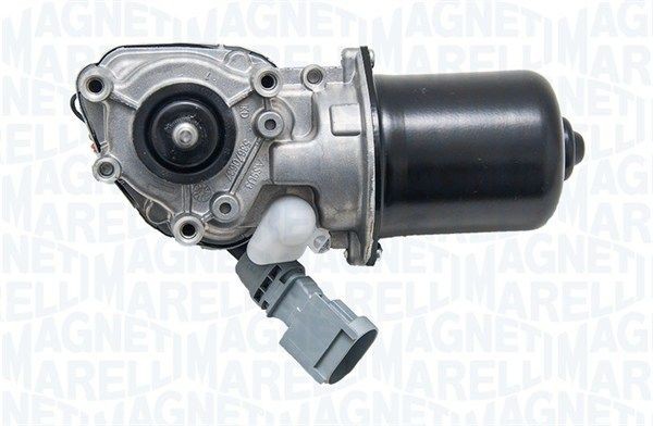 Window wiper motor MAGNETI MARELLI 12V, Front, for left-hand drive vehicles - 064300411010