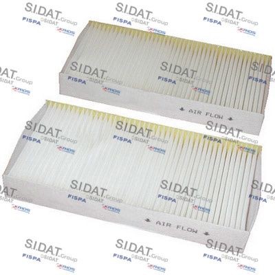 SIDAT 066-2 Pollen filter Pollen Filter, Particulate Filter, 225 mm x 111 mm x 29 mm