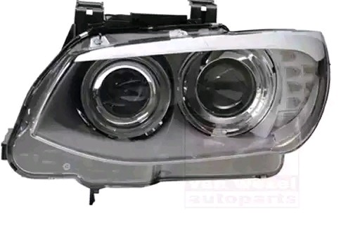 Headlight VAN WEZEL Left, D1S, LED, Bi-Xenon, white, for right-hand traffic, without motor for headlamp levelling, without ballast, without glow discharge lamp, without control unit for Xenon, Pk32d-2, W2.1x9.5d - 0665985M