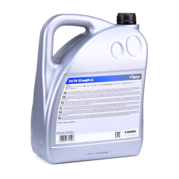  Vaico - Aceite sintético PD para motor (5w-40) - 5 litros -  V60-0072