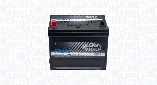 RUN75JL MAGNETI MARELLI RUN 12V 75Ah 630A B01 Maintenance free, with handles, without fill gauge Cold-test Current, EN: 630A, Voltage: 12V, Terminal Placement: 1 Starter battery 069075630017 buy