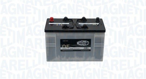 Starter battery MAGNETI MARELLI OE 12V 110Ah 800A B00 HEAVY DUTY [increased cycle and vibration proof], with handles, with fill gauge - 069110800001