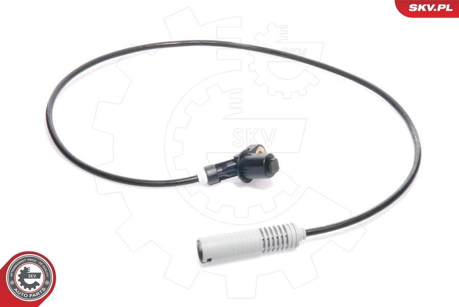 ESEN SKV Rear, 2-pin connector, 655mm, 12V, Electric, grey, round Length: 655mm, Number of pins: 2-pin connector Sensor, wheel speed 06SKV032 buy