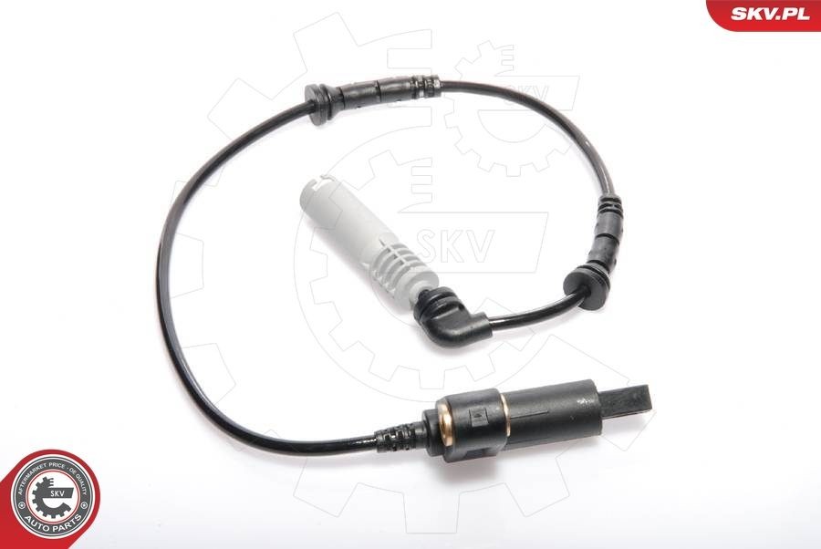 ESEN SKV Front, 2-pin connector, 530mm, 12V, Electric, grey, round Length: 530mm, Number of pins: 2-pin connector Sensor, wheel speed 06SKV037 buy