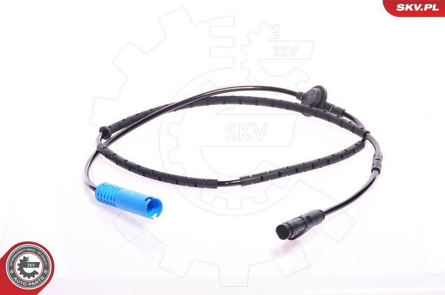 ESEN SKV 06SKV130 ABS sensor Rear, 2-pin connector, 1130mm, 12V, Electric, blue, round
