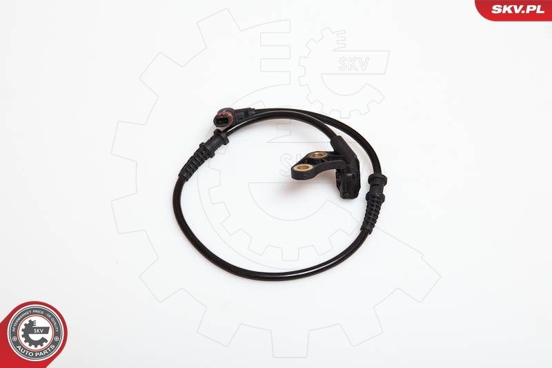 ESEN SKV Front, 2-pin connector, 530mm, 12V, Electric, black, oval, Male Length: 530mm, Number of pins: 2-pin connector Sensor, wheel speed 06SKV137 buy