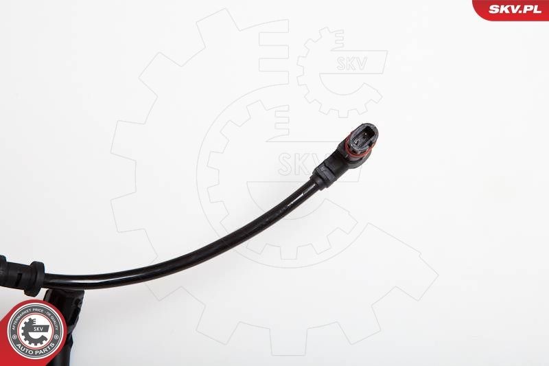 ESEN SKV 06SKV137 ABS sensor Front, 2-pin connector, 530mm, 12V, Electric, black, oval, Male