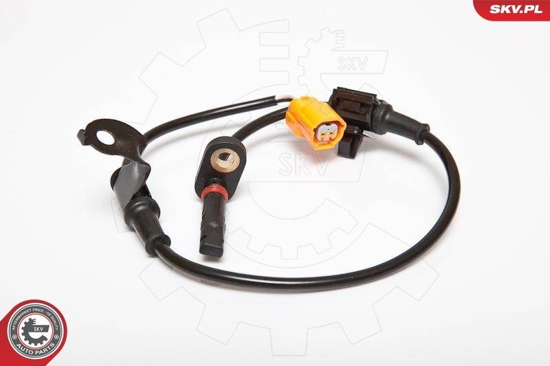 ESEN SKV 06SKV175 ABS sensor Rear, 2-pin connector, 470mm, 12V, Electric, Orange, Female