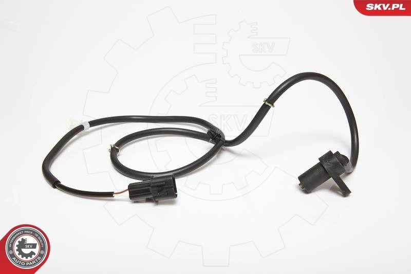 ESEN SKV 06SKV177 ABS sensor Front, 2-pin connector, 1100mm, 12V, Electric, black, oval, Male