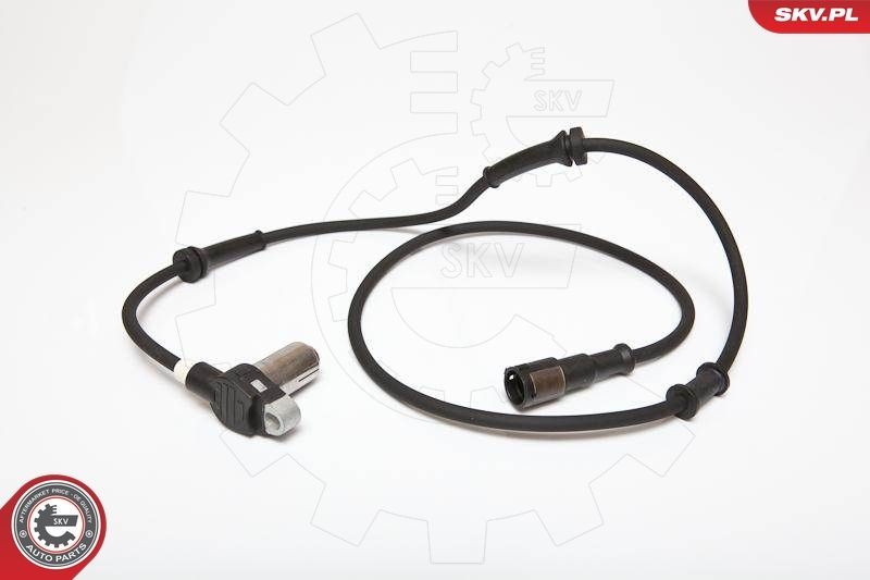 ESEN SKV 06SKV191 ABS sensor Front, 2-pin connector, 1030mm, 12V, Electric, black, round, Female
