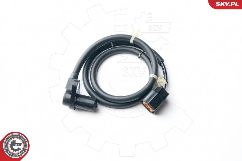 ESEN SKV 06SKV218 ABS sensor Rear, 2-pin connector, 740mm, 12V, Electric, black, Female