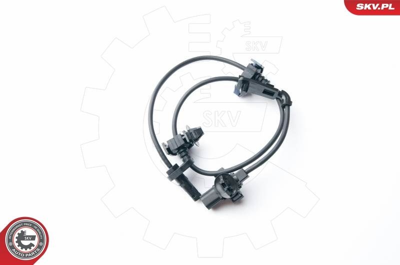 ESEN SKV 06SKV224 ABS sensor Front, 2-pin connector, 625mm, 12V, Electric, black, oval, Male