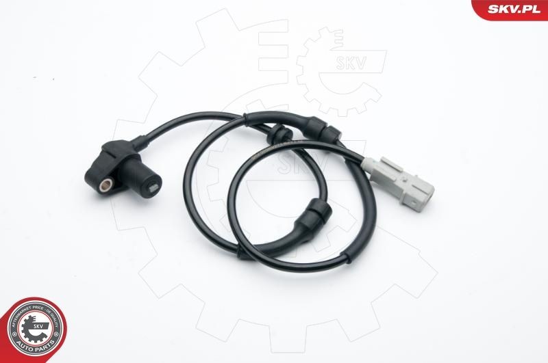 ESEN SKV 06SKV271 ABS sensor Front, 2-pin connector, 760mm, 12V, grey, Electric, Female