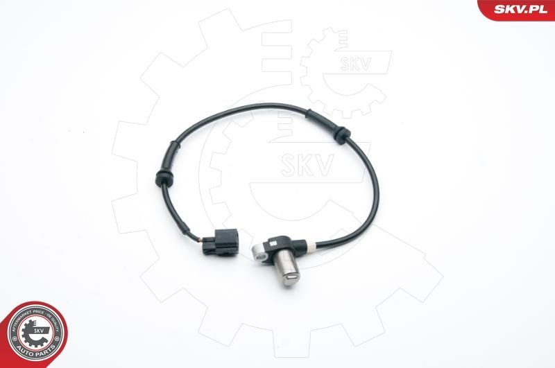 ESEN SKV 06SKV339 ABS sensor Front, 2-pin connector, 500mm, 12V, black, Electric, Female