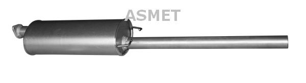 ASMET 07.187 FORD TRANSIT 2014 Middle exhaust