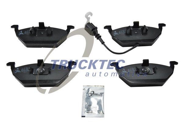 TRUCKTEC AUTOMOTIVE Front Axle, incl. wear warning contact Brake pads 07.35.103 buy