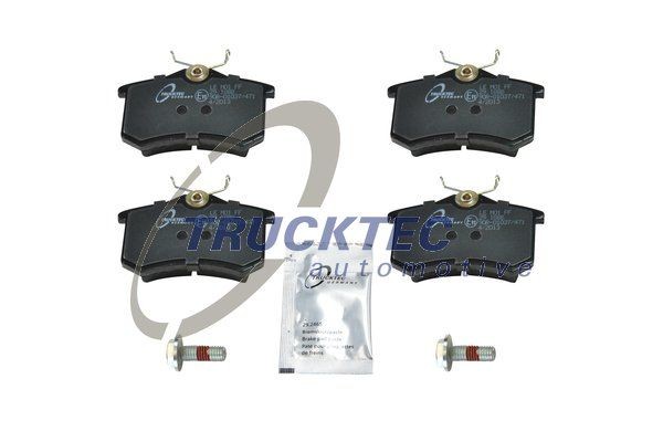 Original 07.35.105 TRUCKTEC AUTOMOTIVE Brake pad set IVECO