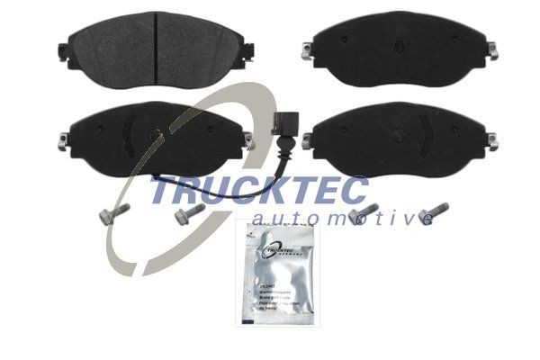 TRUCKTEC AUTOMOTIVE 07.35.221 Brake pad set Front Axle, incl. wear warning contact