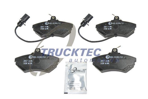 Original 07.35.229 TRUCKTEC AUTOMOTIVE Brake pad set AUDI