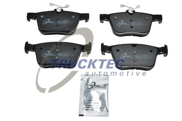 TRUCKTEC AUTOMOTIVE 07.35.262 Brake pad set Rear Axle, excl. wear warning contact
