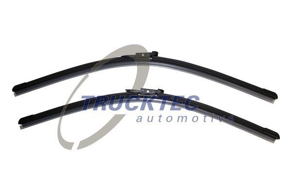07.58.019 TRUCKTEC AUTOMOTIVE Windscreen wipers AUDI 550/530 mm Front, for left-hand drive vehicles, 22/21 Inch