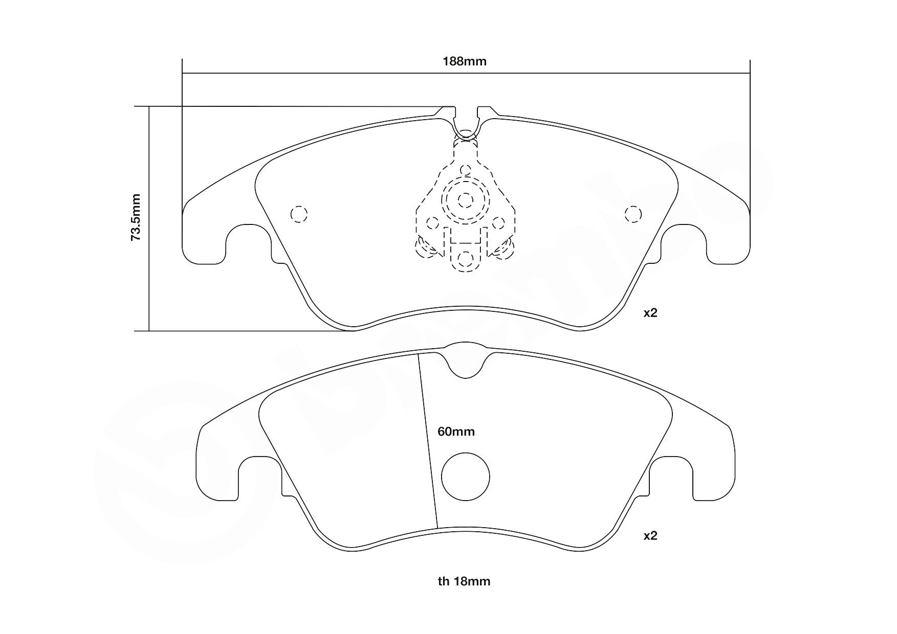 07B31405 High Performance Brake Pad Set UPGRADE, SPORT | HP2000 BREMBO 07.B314.05 review and test