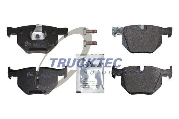 08.34.193 TRUCKTEC AUTOMOTIVE Brake pad set IVECO Rear Axle, prepared for wear indicator