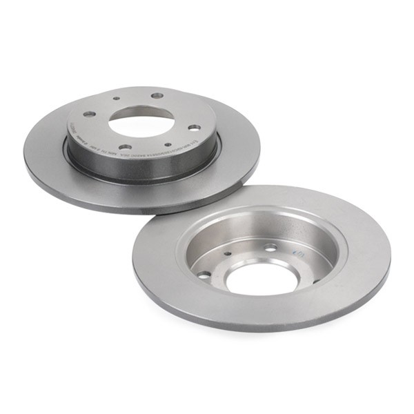 08.A607.11 Brake discs 08.A607.11 BREMBO 250x10mm, 4, solid, Coated, High-carbon