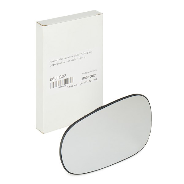 Dacia Mirror Glass, outside mirror ABAKUS 0801G02 at a good price