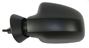 ABAKUS 0803M03 Wing mirror Left, grey, primed, Control: cable pull, Convex, for left-hand drive vehicles