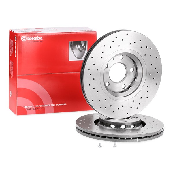 BREMBO 09.8690.1X Brake rotor 312x25mm, 5, perforated/vented, Coated, High-carbon