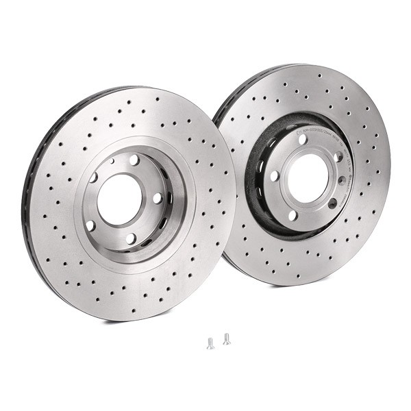 09.8690.1X Brake discs 09.8690.1X BREMBO 312x25mm, 5, perforated/vented, Coated, High-carbon