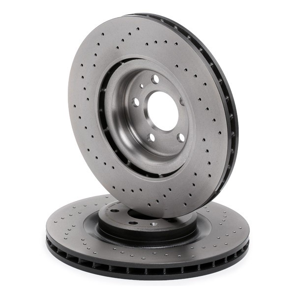 09.B039.1X Brake discs 09.B039.1X BREMBO 345x29,5mm, 5, perforated/vented, Coated, High-carbon
