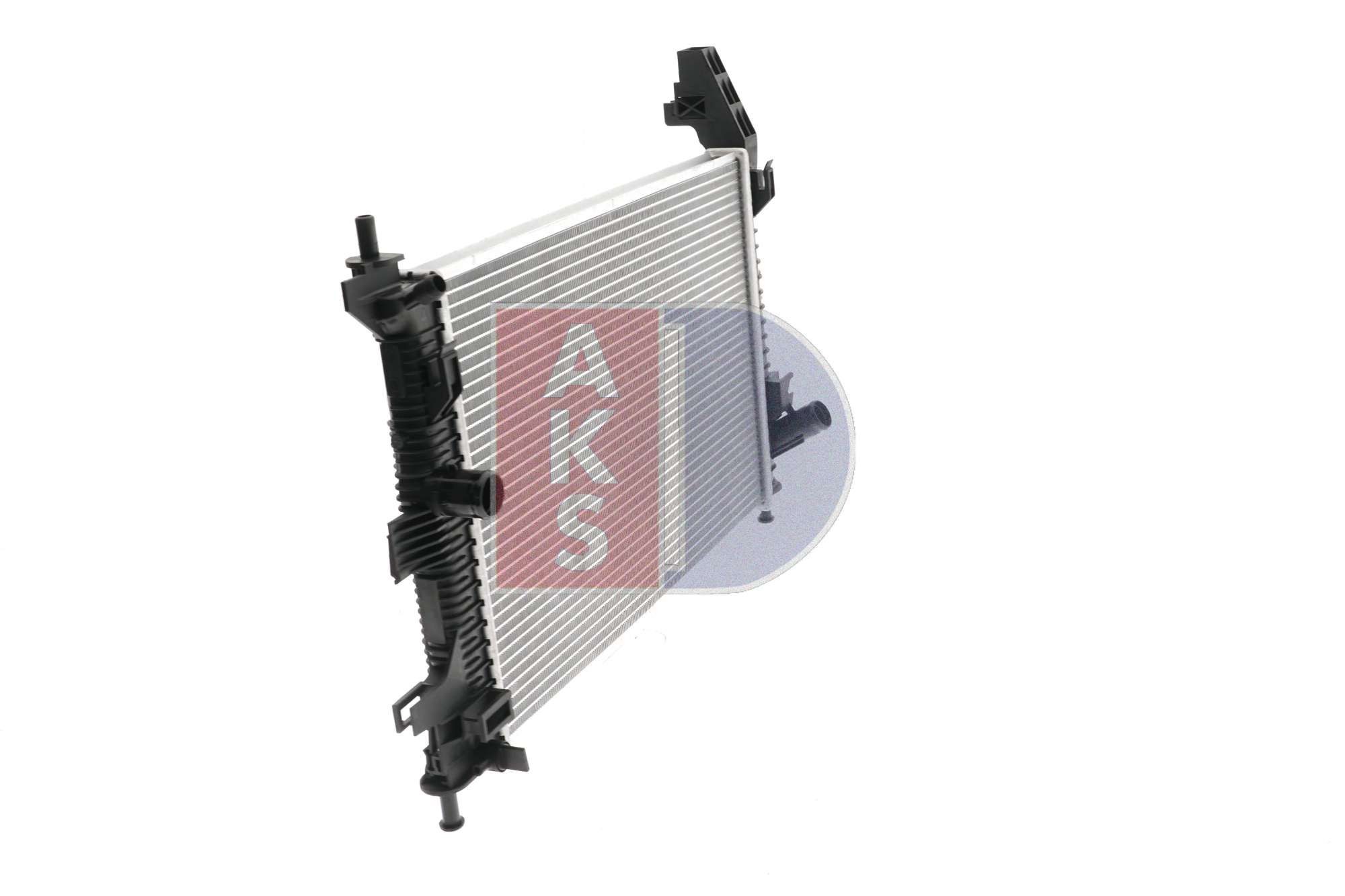 090128N Radiator 090128N AKS DASIS Aluminium, for vehicles with/without air conditioning, 545 x 368 x 27 mm, Manual Transmission, Brazed cooling fins