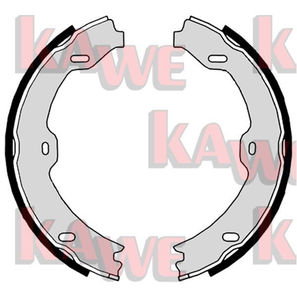 KAWE 09020 Handbrake brake pads Mercedes W222 S 500 4.7 4-matic 455 hp Petrol 2013 price