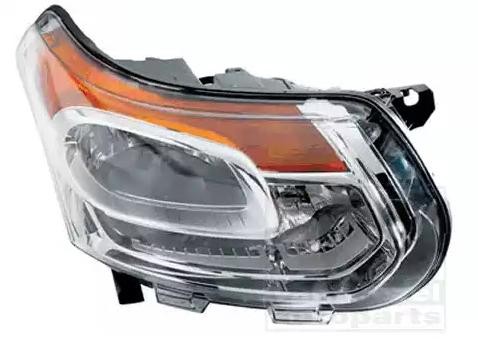 VAN WEZEL 0928962 Headlight Right, H7/H1, yellow, for right-hand traffic, with motor for headlamp levelling, PX26d