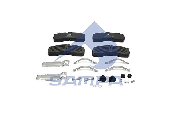 29042 SAMPA with accessories Height: 109mm, Width: 248mm, Thickness: 30mm Brake pads 096.605 buy