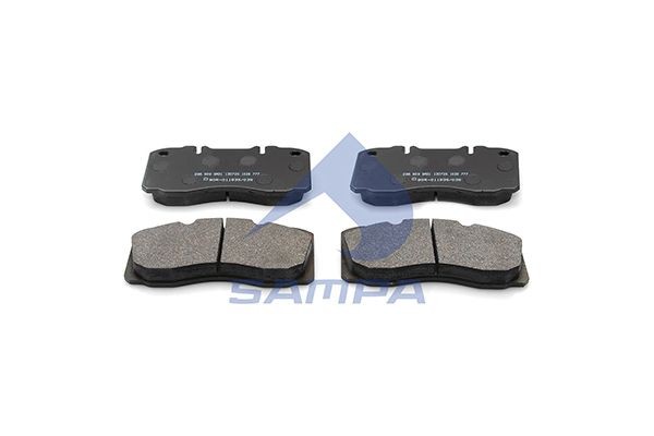29122 SAMPA without accessories Height: 85,3mm, Width: 174,6mm, Thickness: 22mm Brake pads 096.609 buy