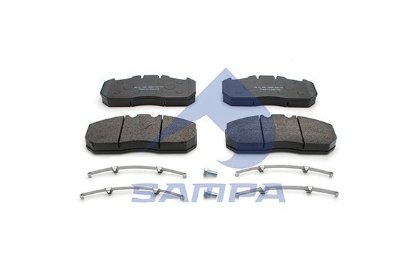 29131 SAMPA with accessories Height: 117,8mm, Width: 249,2mm, Thickness: 30,2mm Brake pads 096.611 buy