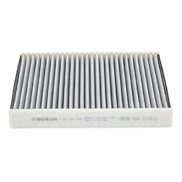 1987432543 Air con filter R 2543 BOSCH Activated Carbon Filter, 252 mm x 235 mm x 32 mm