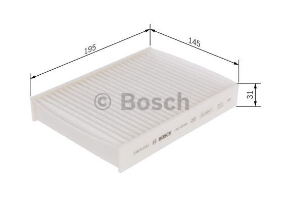 OEM-quality BOSCH 1 987 435 066 Air conditioner filter