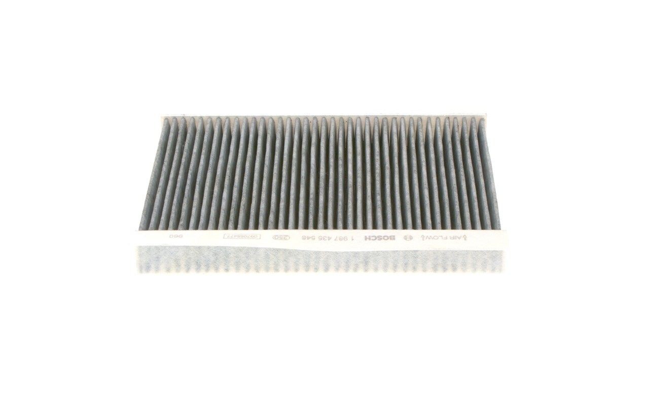 1987435548 Air con filter R 5548 BOSCH Activated Carbon Filter, 220 mm x 157 mm x 30 mm