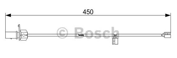 Porsche MACAN Brake pad wear sensor BOSCH 1 987 473 583 cheap