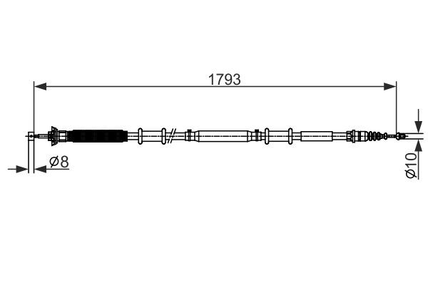 BOSCH 1 987 482 580 Hand brake cable ALFA ROMEO experience and price