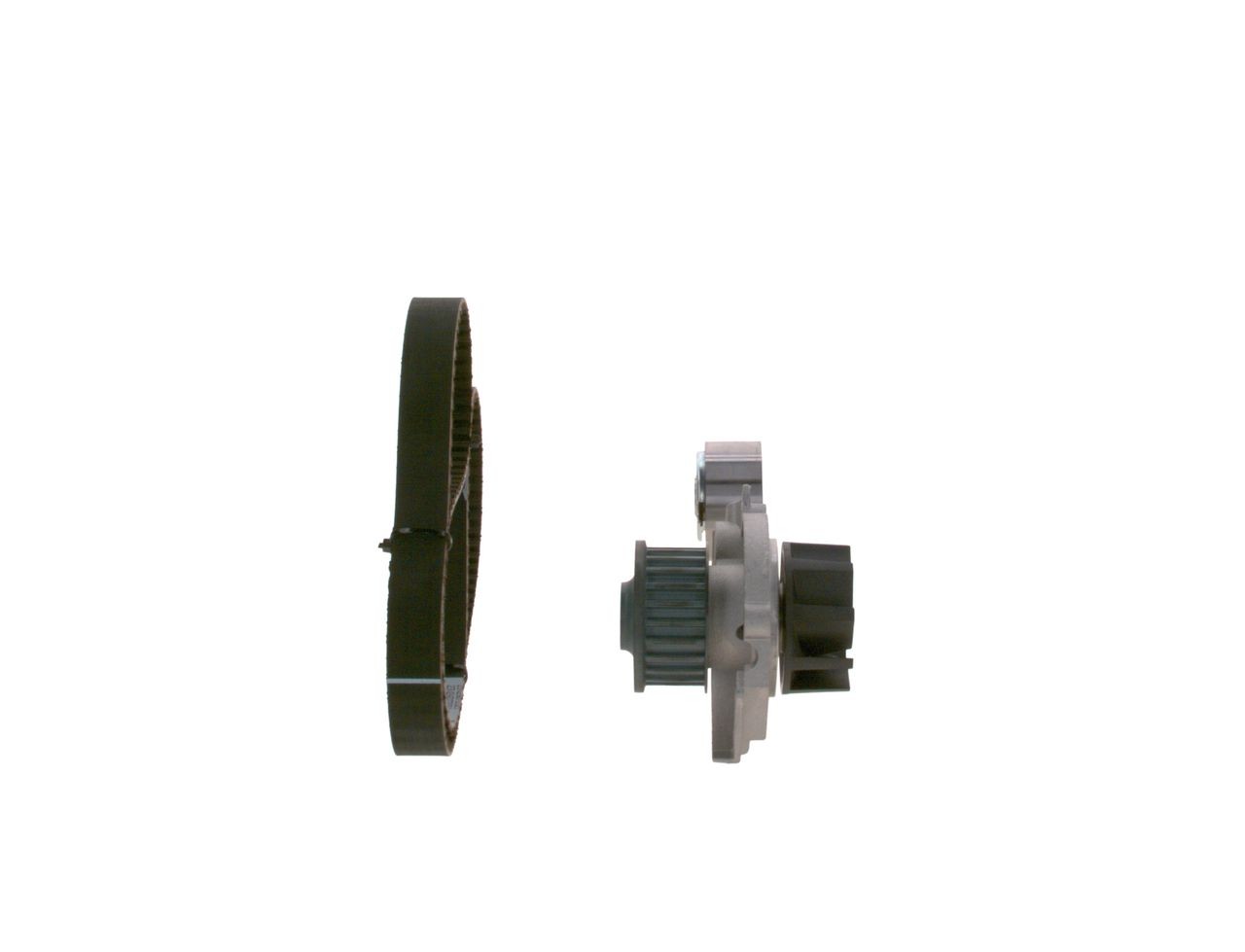 1987946906 Timing belt and water pump kit WASSERPUMPEN-SET BOSCH Number of Teeth: 125 L: 1000 mm, Width: 25,4 mm