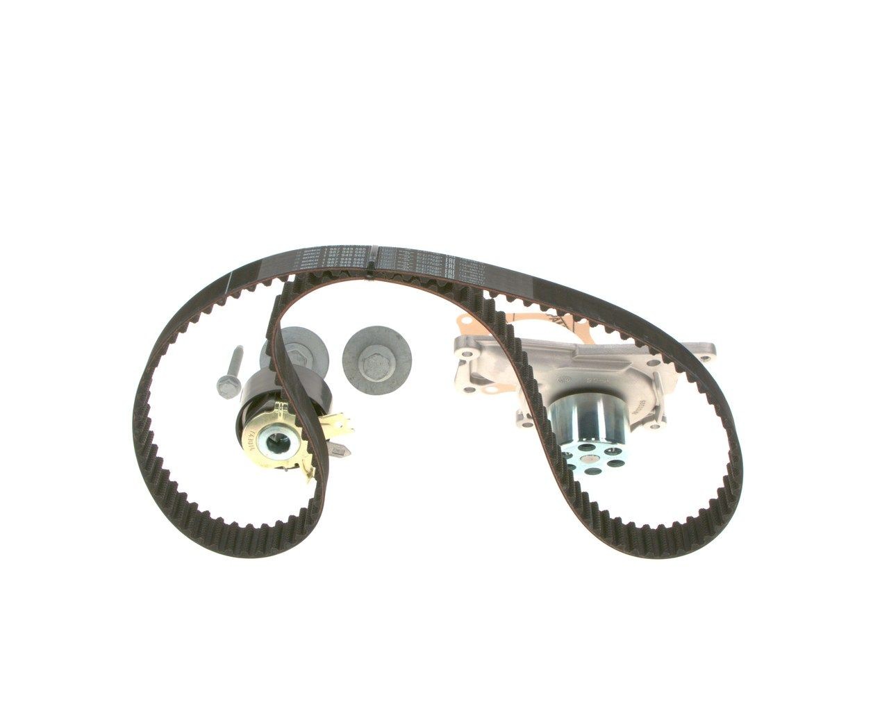 BOSCH Timing belt kit with water pump WASSERPUMPEN-SET buy online